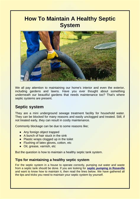 Ppt Tips For Maintaining A Healthy Septic System Powerpoint Presentation Id 11723142