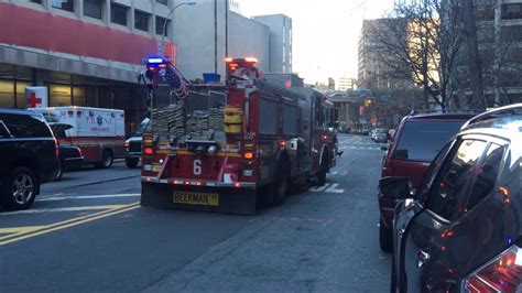 Fdny Engine 6 Responding From Quarters In The Financial District Area