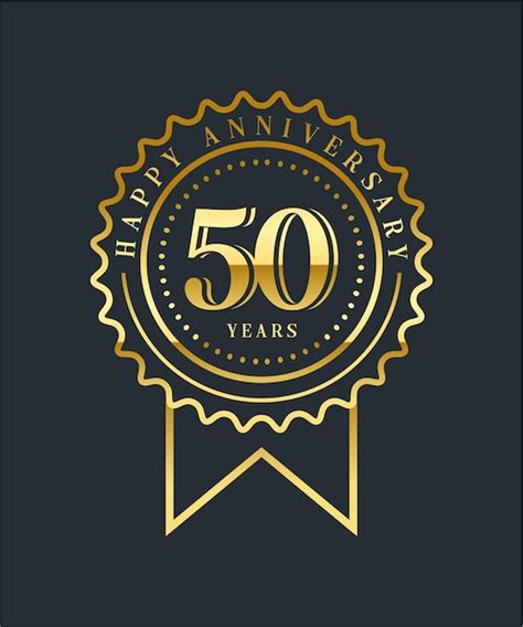 Premium Vector Set Of 50th Anniversary Logotype Design Fifty Years Celebrate Anniversary Logo