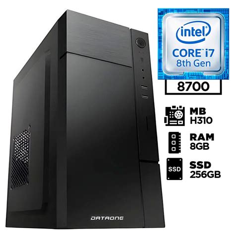 Ripley Computadora Pc Intel Core I7 8700 Ram 8gb Ssd 256gb Pc I7 1