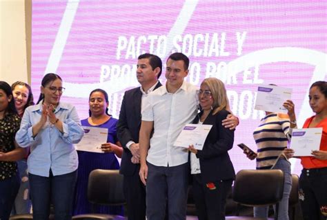 Gobierno Firma Pacto Social Y Productivo Por El Nuevo Ecuador