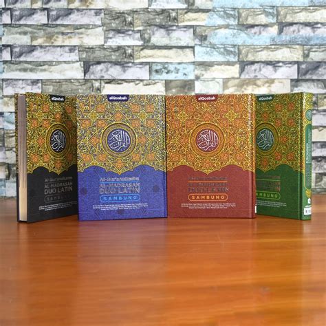 Jual Quran Belajar Membaca Mudah Terjemah Al Madrasah Duo Latin Sambung