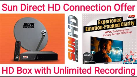 Sun Direct New Connection Offers Sun Direct HD Set Top Box Price