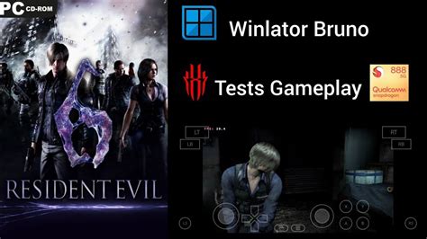 Winlator Bruno Emulator Gameplay Resident Evil 6 Tests Red Magic 6 Pro