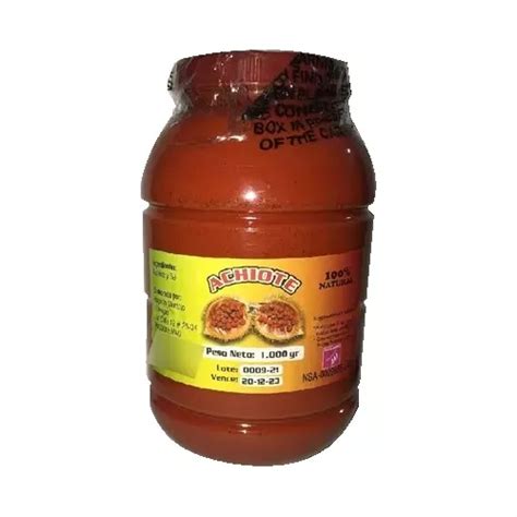 Pasta De Achiote 1 Kg