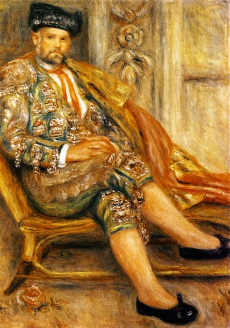 Pierre Auguste Renoir Ambroise Vollard Dressed As A Toreado Renoir