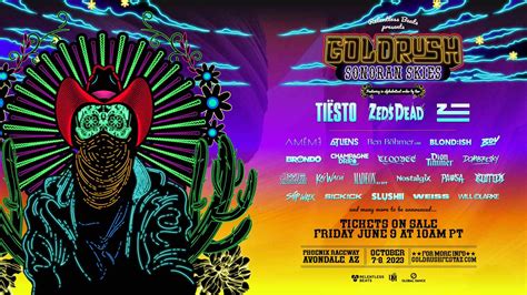 Goldrush Sonoran Skies Music Festival Announces Lineup