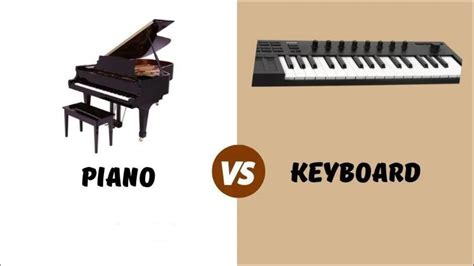 What Is The Difference Between A Keyboard And A Piano