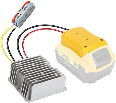 V To V Step Down Converter Aadpter For Dewalt V Battery Dc