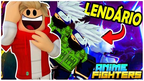 Consegui Meus Primeiros LendÁrio No Anime Fighters Roblox Youtube