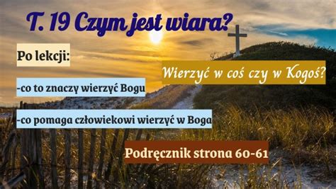 Czym Jest Wiara