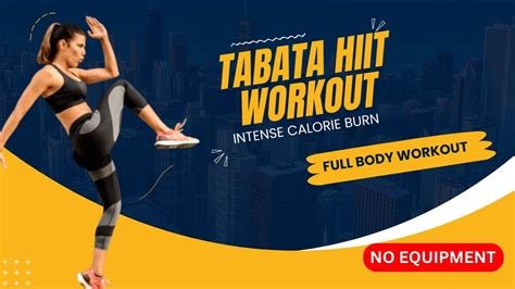 12 Min Intense Tabata For Fat Loss Hiit Calorie Burn Tabata Workout Full Body Workout Youtube