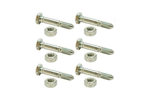 Ariens 8526 Classic 8526le Snow Blower Shear Bolt Pin Locknut 6 Sets