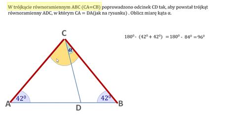 Oblicz Miar K Ta A W Tr Jk Cie R Wnoramiennym Youtube