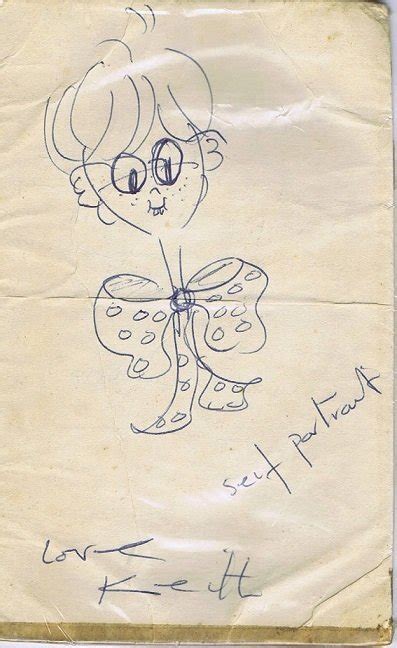 Keith Richards Autograph And Self Portrait The Rolling Stones