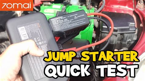 70mai Jump Starter Quick Test How To Use Portable Jump Starter Youtube