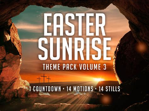 Easter Sunrise Theme Pack Volume Hyper Pixels Media Worshiphouse