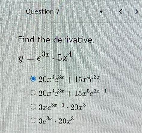 Solved Find The Derivative