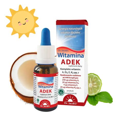 Dr Jacobs ADEK Krople Witamina ADEK 20ml Dr Jacob S 15057208218