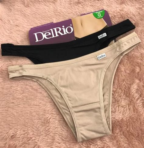 Kit De Calcinhas DelRio 2 Tangas De Microfibra Le Lingerie