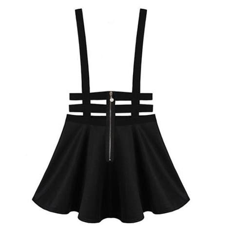 Cheap Women S Sexy Pleated Suspender Skirt Brace Hollow Out Bandage Mini Skater Dress Joom