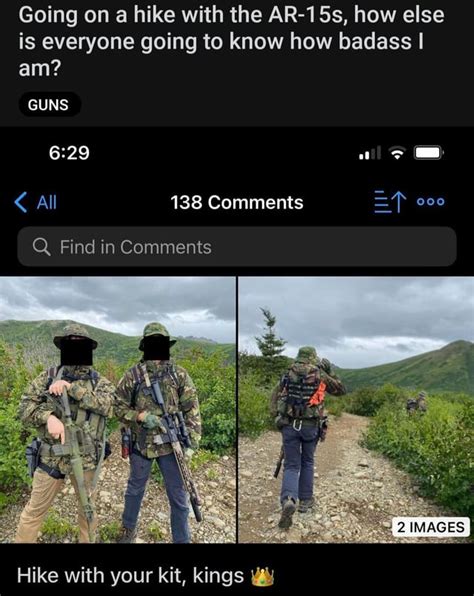 I Need To Carry A Rifle Nature Is Trying To Eat Me Riamverybadass