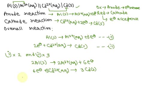 Solved Write The Anode Reaction And Cathode Reaction For A Off