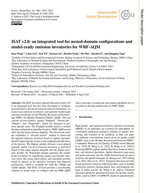 PDF ISAT V2 0 An Integrated Tool For Nested Domain Configurations