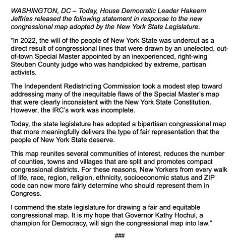 New York Democrats Pass New Congressional Map Democracy Docket