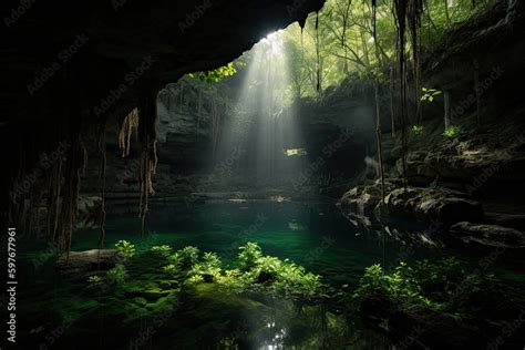 Mayan Cenotes In The Yucatan Peninsula Near Tulum Mexico Stunning