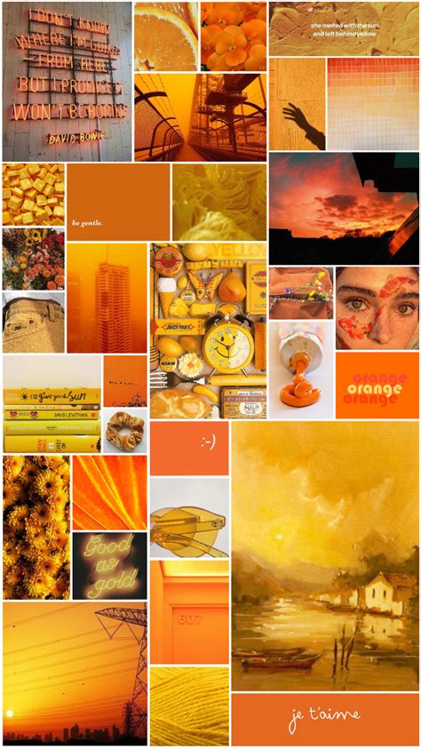 Yellow And Orange Aesthetic Wallpapers Wallpapersafari