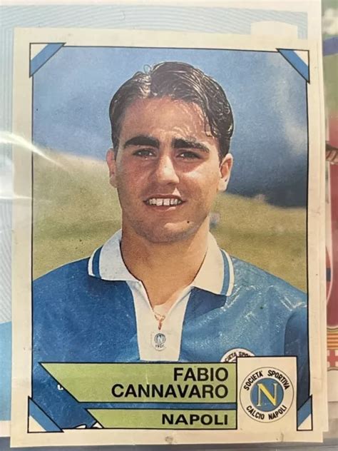 FIGURINA STICKER CALCIATORI PANINI 1993 94 Rookie FABIO CANNAVARO 198