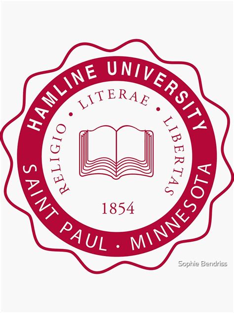 Hamline Logo Sticker For Sale By Sophiebendriss Redbubble