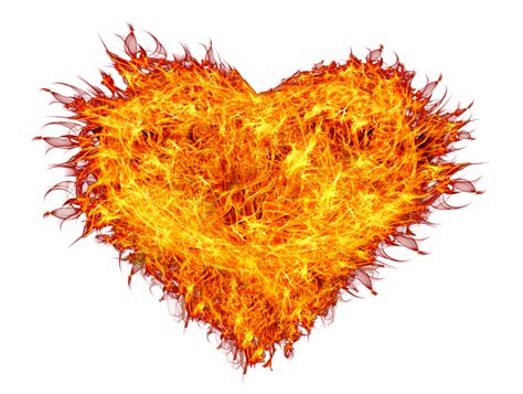 Burnings Heart On Fire PNG Image PurePNG Free Transparent CC0 PNG