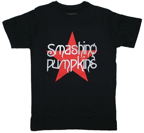 The Smashing Pumpkins Star Logo Tee Black Musicsthe Smashing