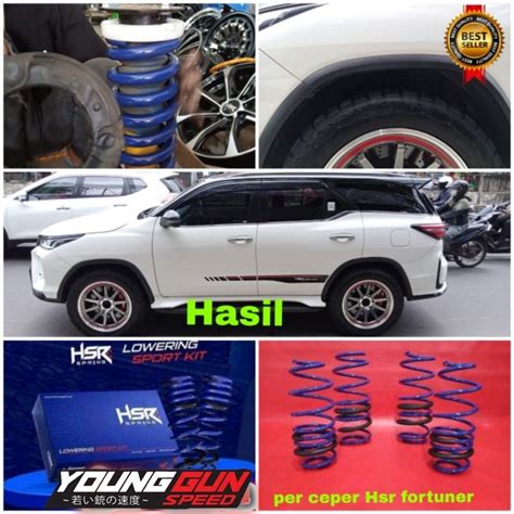 Jual Jual Lowering Kit Hsr Per Ceper Toyota Fortuner Vrz Trd Sportivo