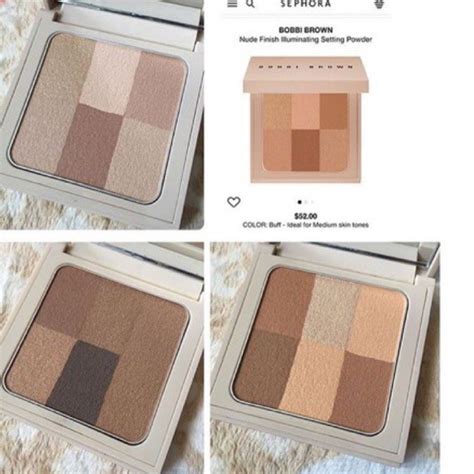 Jual New Bobbi Brown Nude Finish Illuminating Powder Shade Golden