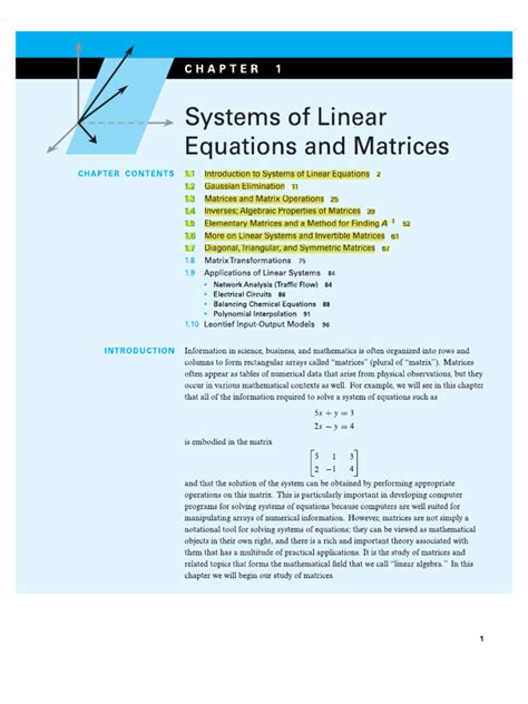 Linear Algebra 1 Chapter 1 Pdf