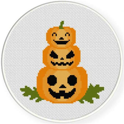 Free Cross Stitch Patterns Pumpkin Pattern Daily