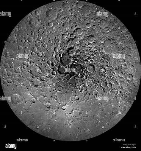 Mosaic Image Of The Moon S North Polar Region Made From Photographs