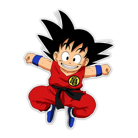 Adesivo Murale Dragon Ball Son Goku Stickersmurali