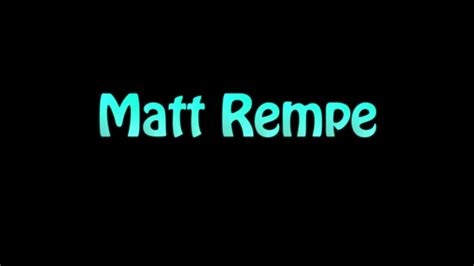 Learn How To Pronounce Matt Rempe Youtube