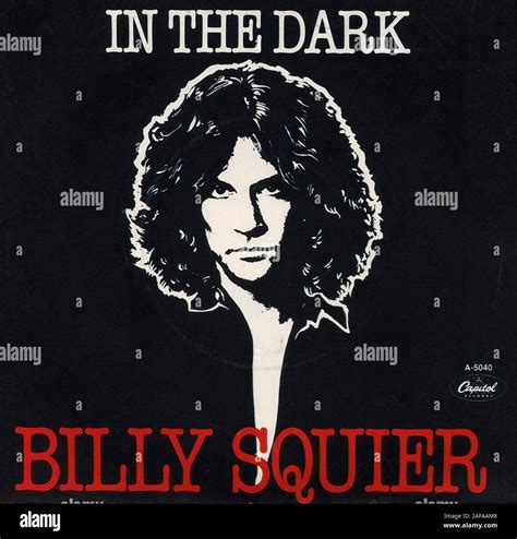 Billy Squire - In The Dark - Vintage vinyl album cover Stock Photo - Alamy