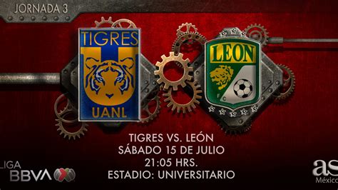 Tigres vs León en vivo Liga MX Apertura 2023 hoy Tigres vs leon