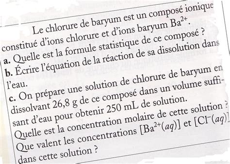 D Couvrir Imagen Formule De Concentration Massique Fr