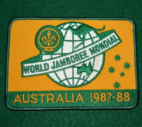 Boy Scout Th World Jamboree Jacket Patch Ebay