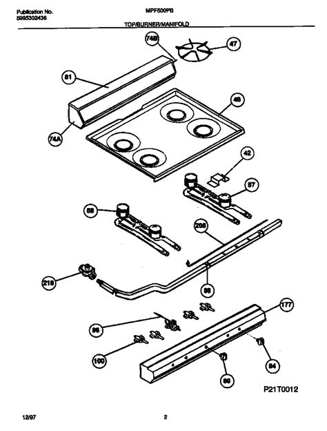 Kenmore Gas Range Parts Diagram Wiring Diagram