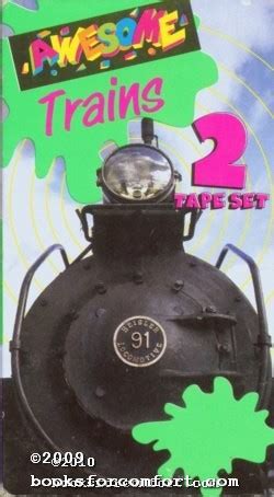 Awesome Trains, 2 VHS Tape Set de Greg James Productions: Good No ...