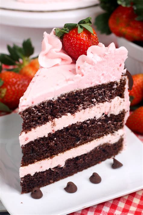 Chocolate Kahlua Cake With Strawberry Buttercream Frosting My Incredible Recipes