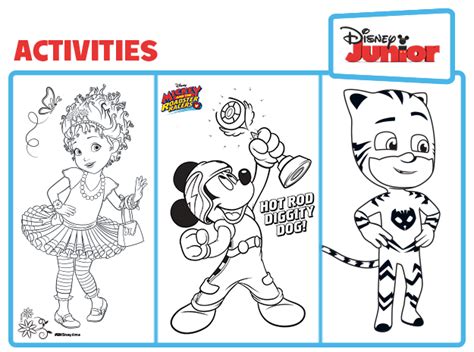 Tots Disney Junior Coloring Pages